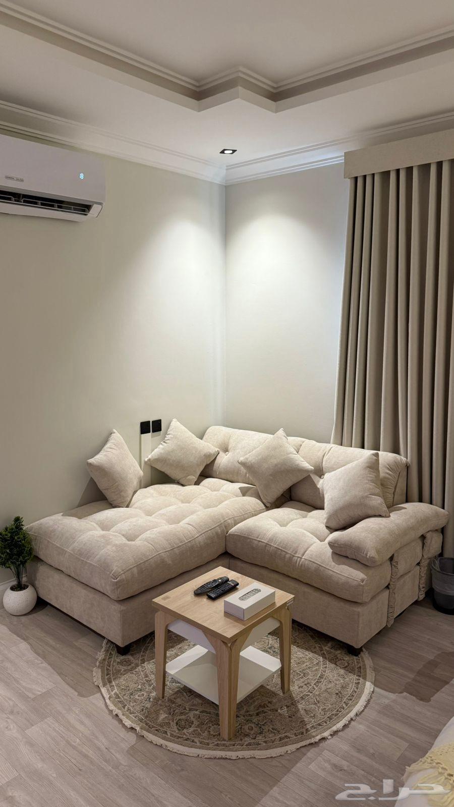 شقة 1 غرف في العقيق 2