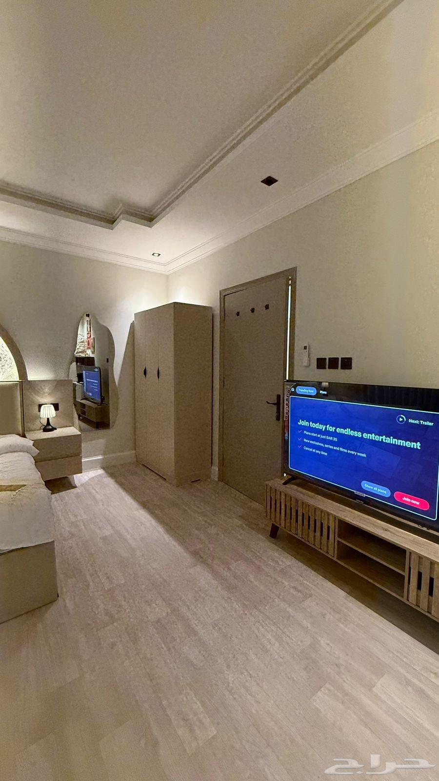 شقة 1 غرف في العقيق 6