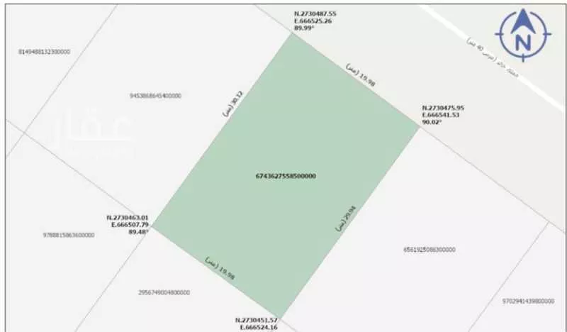 أرض 1200 م² في الهدا 2