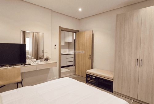 شقة 1 غرف في الملقا 7