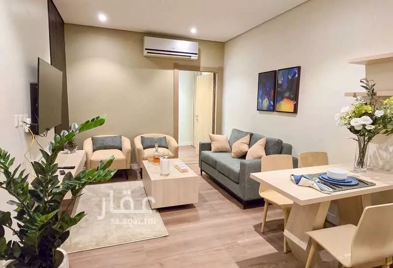 شقة 1 غرف في الملقا 4