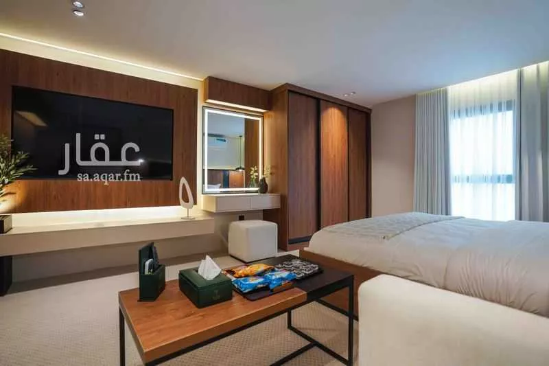 شقة 1 غرف في العقيق 4