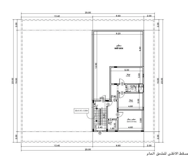 عمارة 575 م² في ضاحية الملك فهد 3