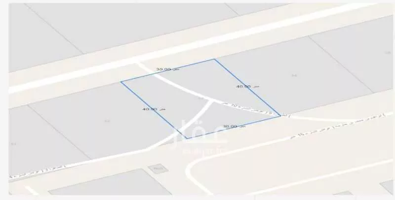 أرض 1200 م² في الظاهرة 3