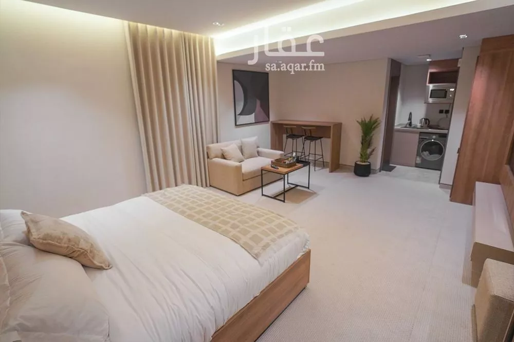 شقة 1 غرف في الملقا 4