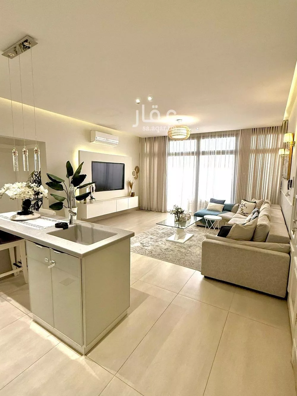 شقة 3 غرف في الملقا 7