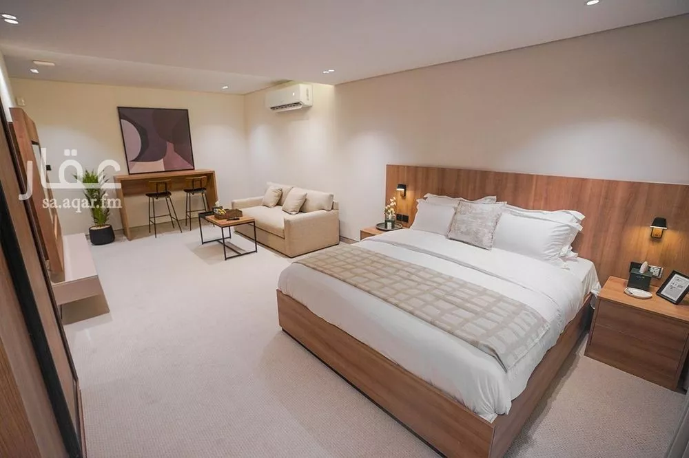 شقة 1 غرف في الملقا 5