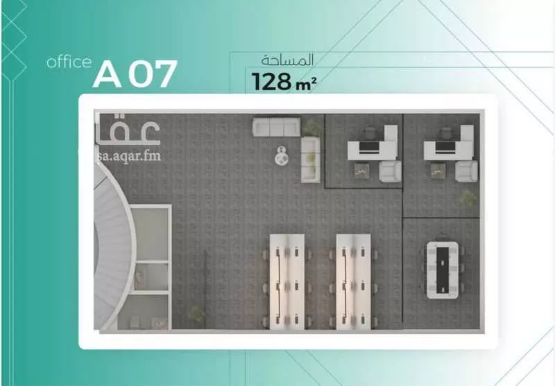 مكتب 880 م² في المروج 16