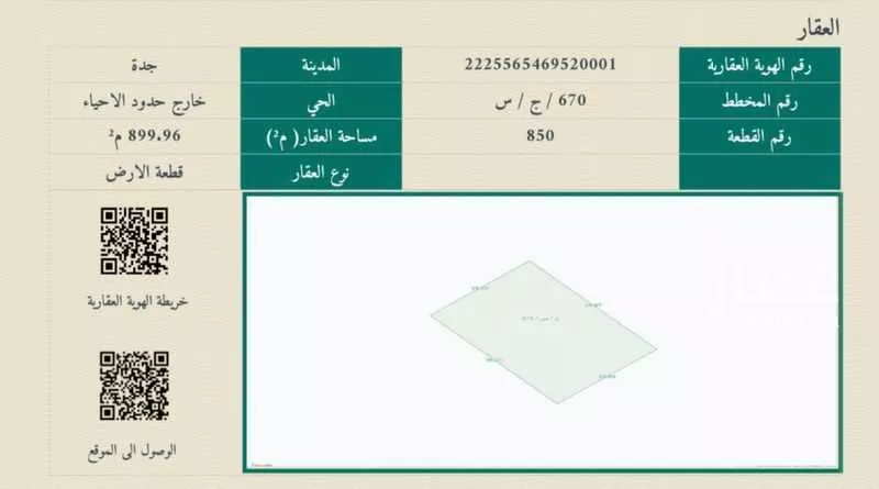 899 sqm land in Al Mulaysaa 3