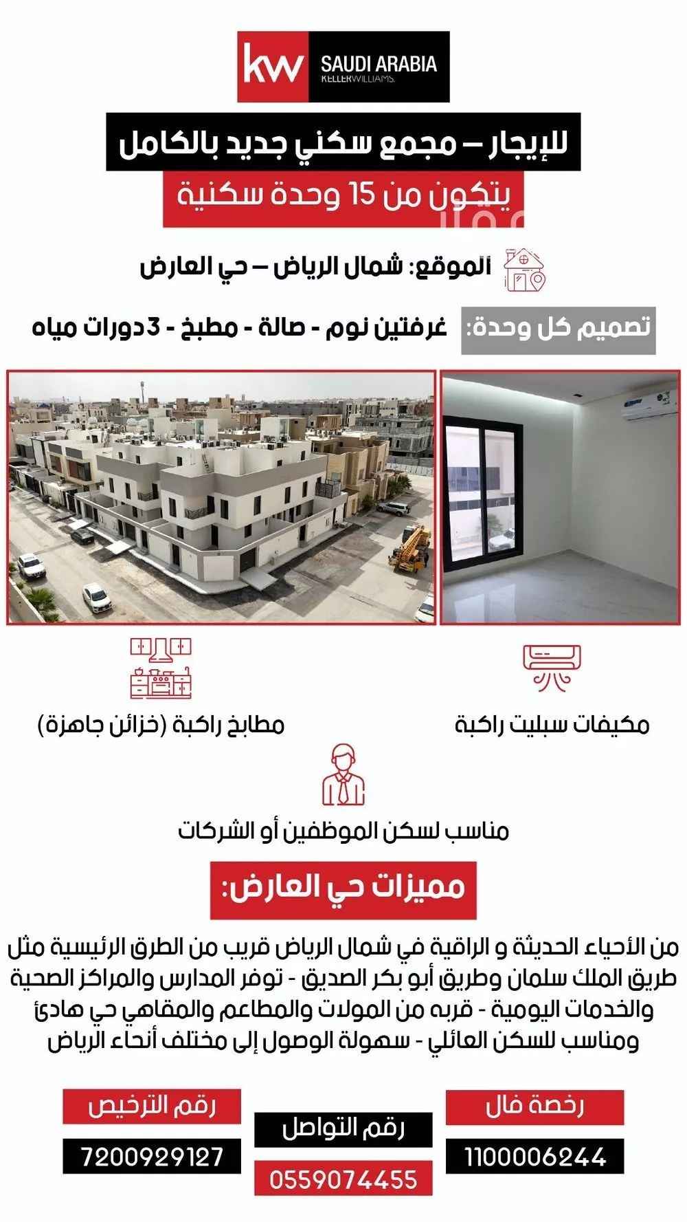 952 sqm building in Al Aridh 2