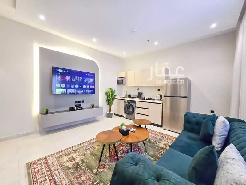 شقة 1 غرف في النرجس 6