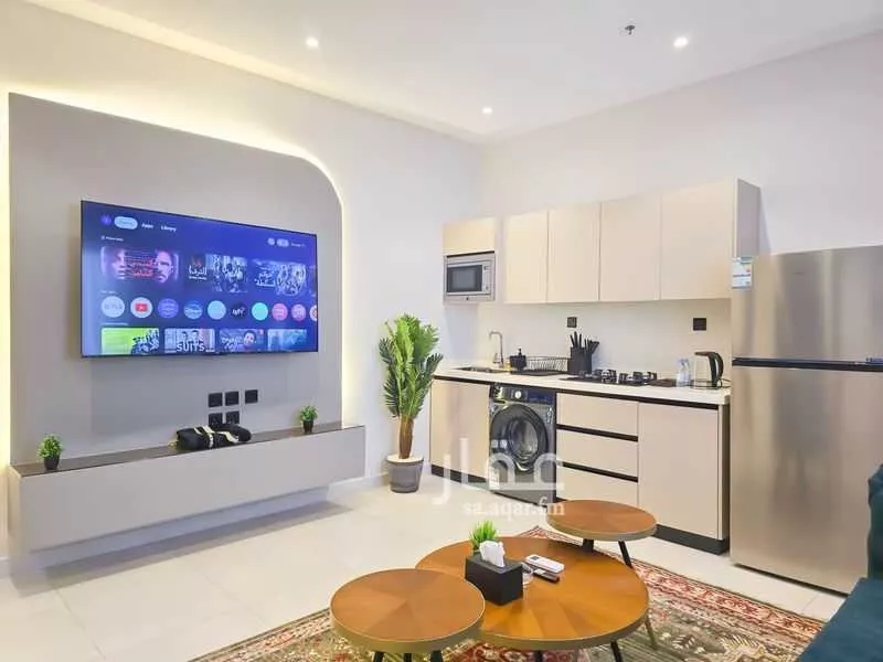 شقة 1 غرف في النرجس 7