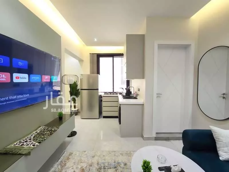 شقة 1 غرف في النرجس 7