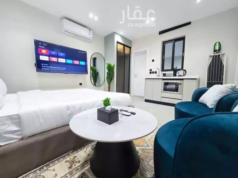 شقة 1 غرف في النرجس 11