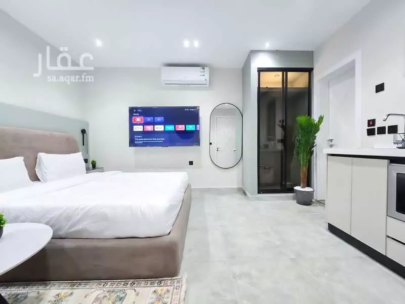 شقة 1 غرف في النرجس 12