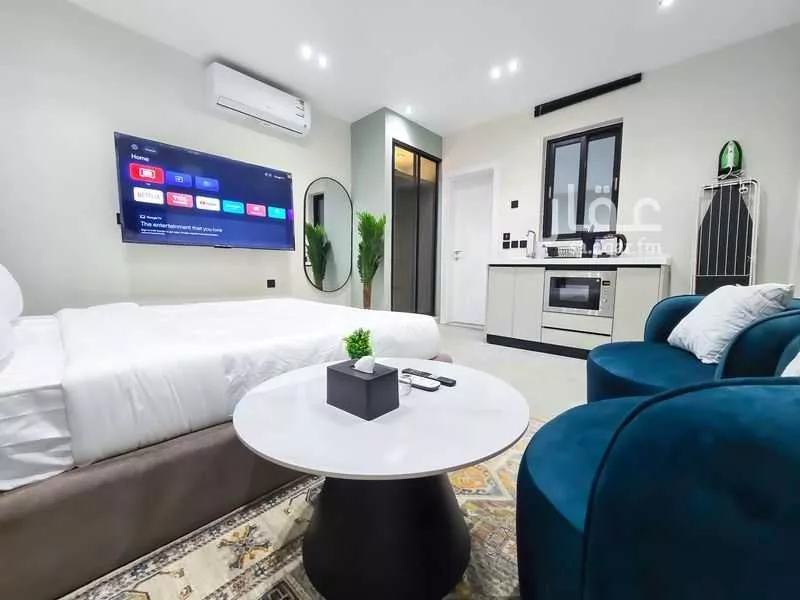 شقة 1 غرف في النرجس 3