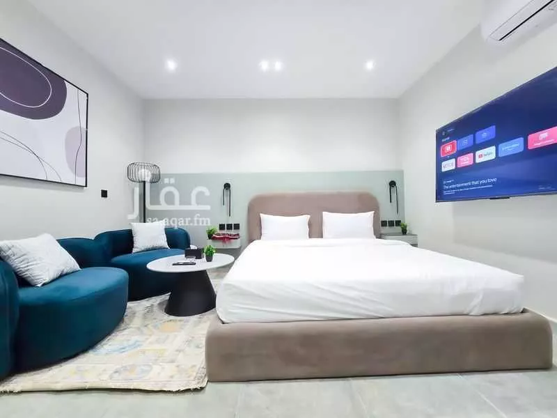 شقة 1 غرف في النرجس 7