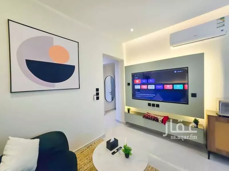 شقة 1 غرف في النرجس 11