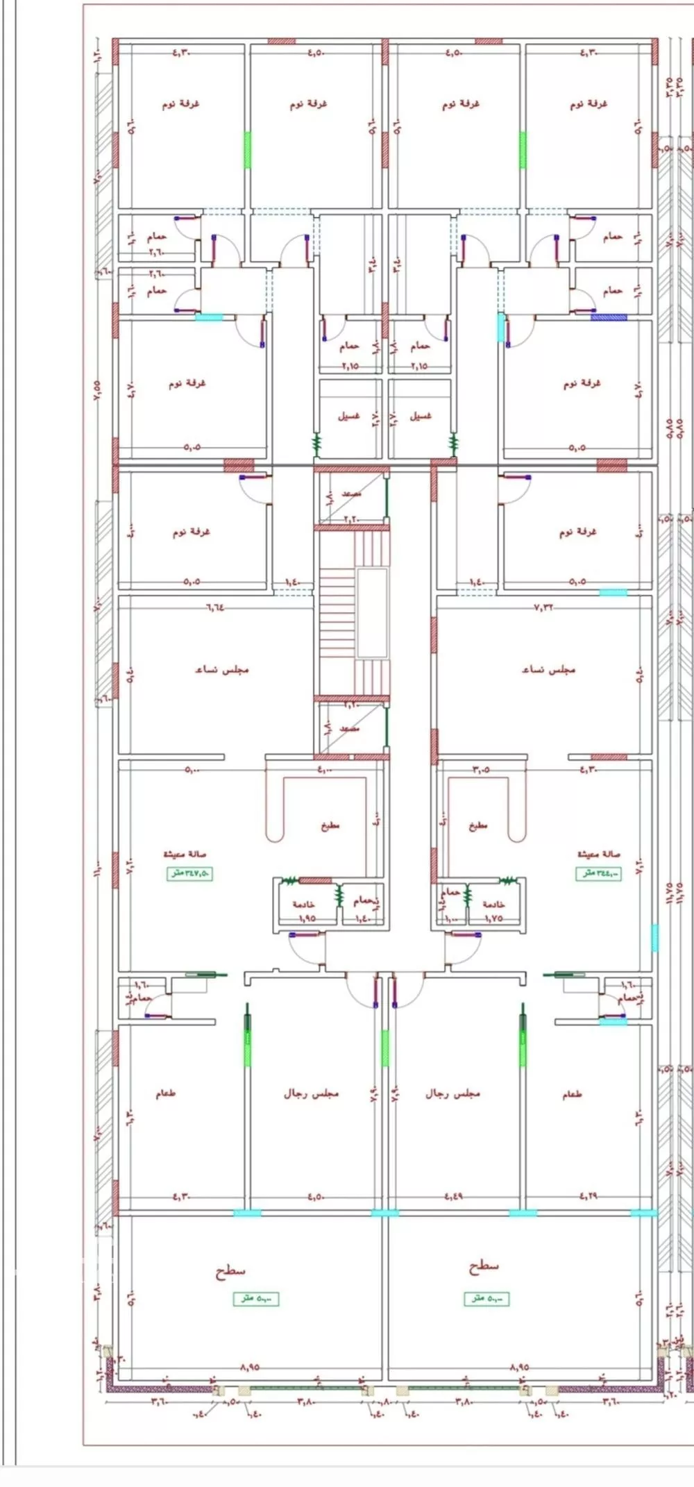 شقة 7 غرف في الجامعة 3