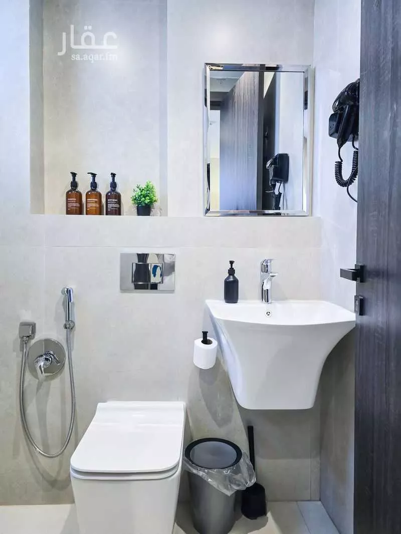 شقة 1 غرف في النرجس 10