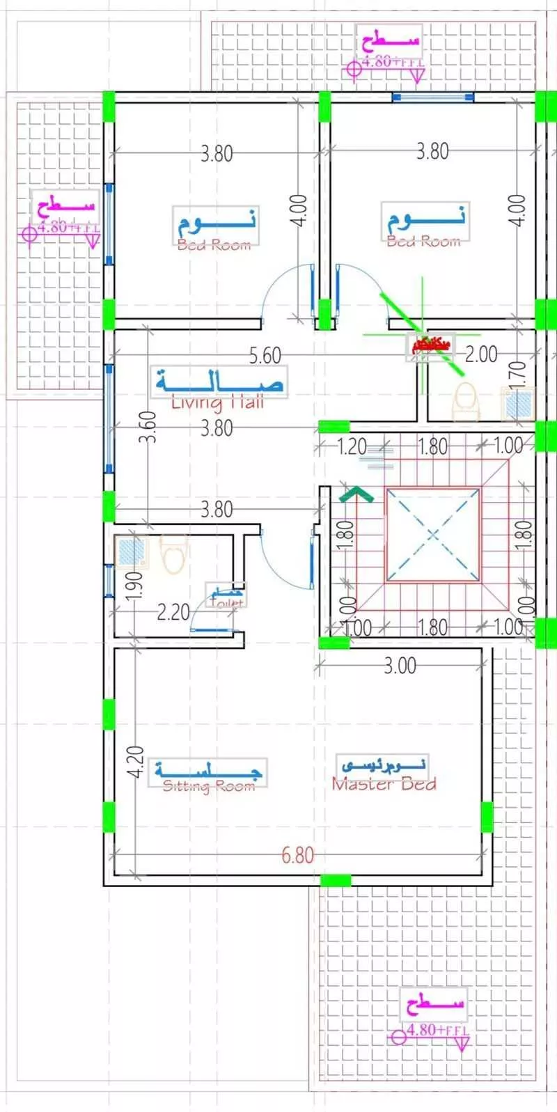 فيلا 6 غرف في الفاروق 9