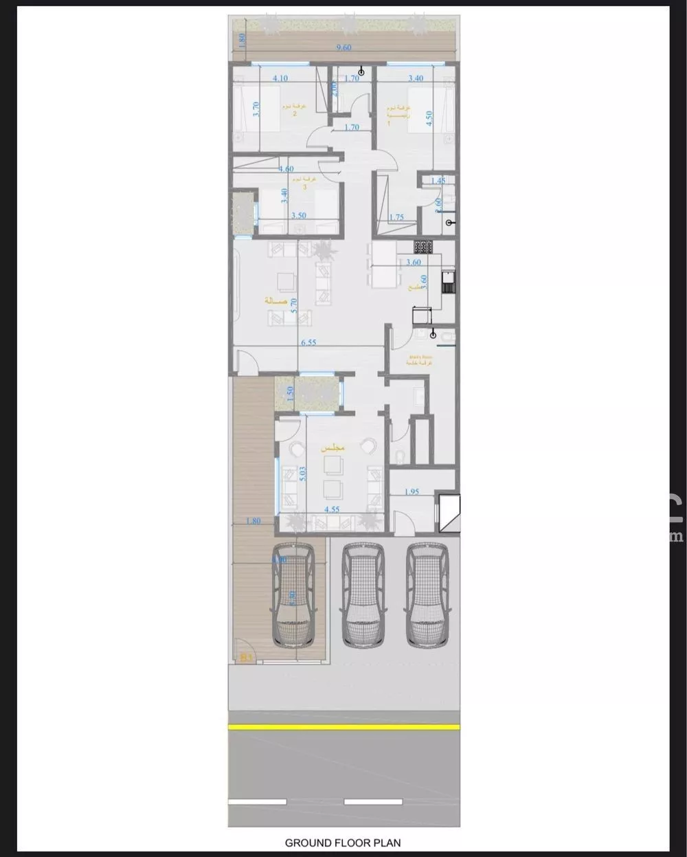 دور 2 غرف في العارض 3