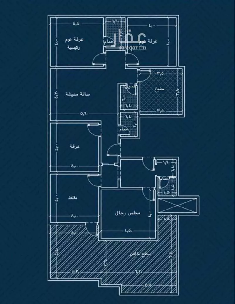 شقة 5 غرف في الريان 3