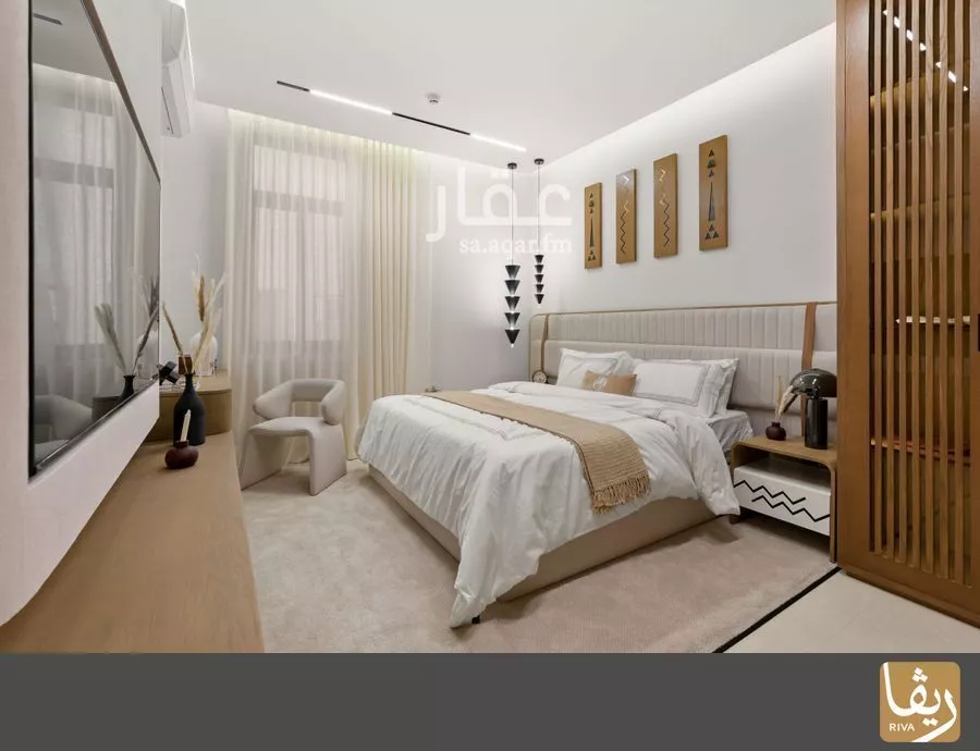 شقة 3 غرف في العقيق 3