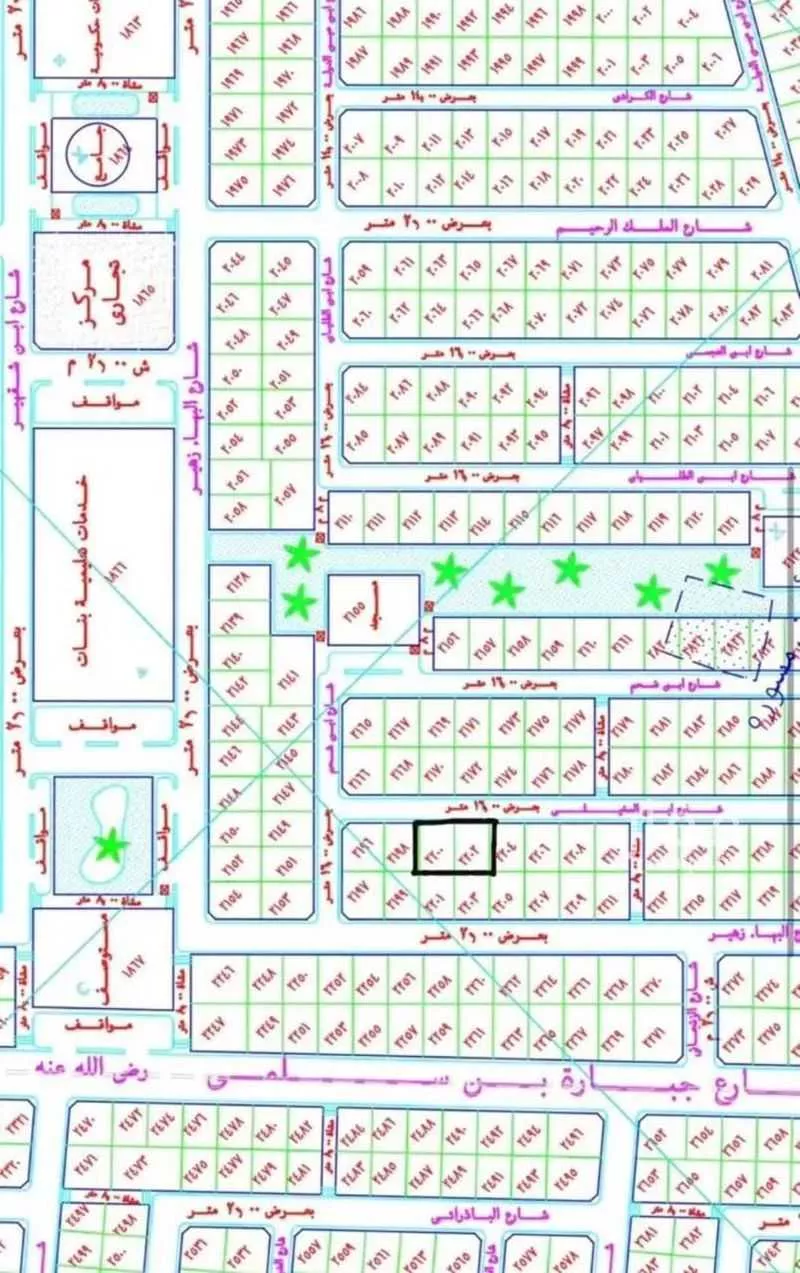 أرض 366 م² في المطار 3
