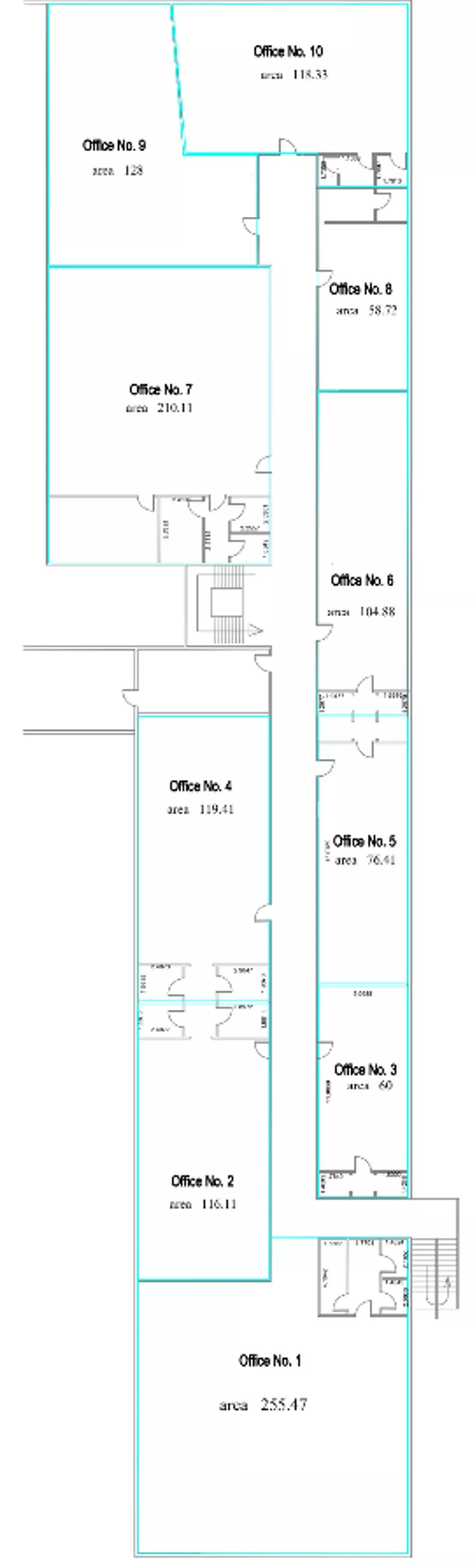 مكتب 10036 م² في الفيصلية 7