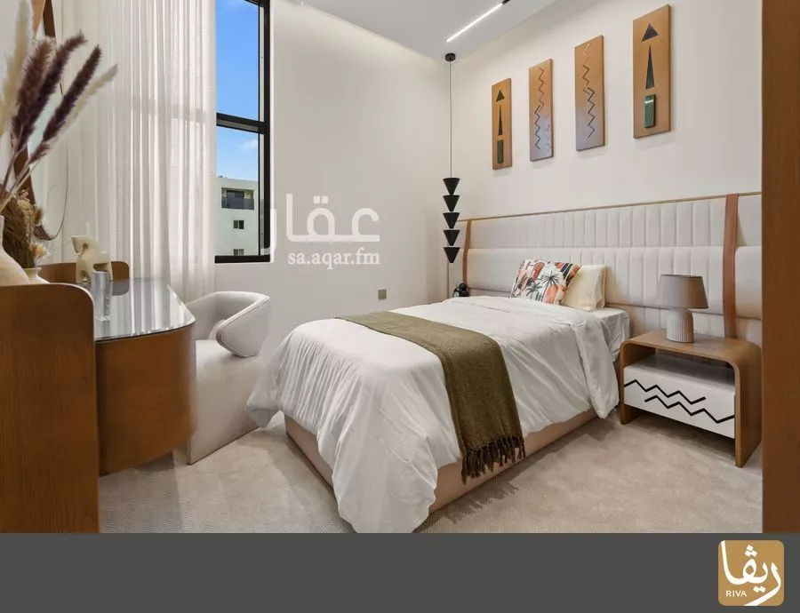 شقة 2 غرف في العقيق 5