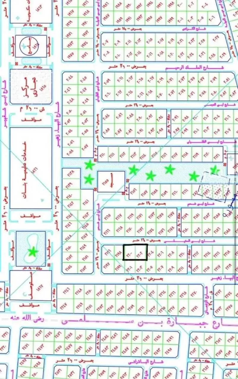 أرض 366 م² في المطار 3