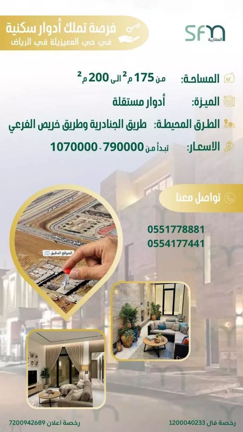 3 bedroom floor in Al Maizilah 2