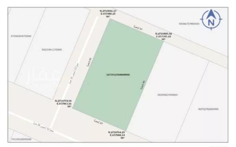 أرض 1215 م² في ضاحية نمار 3