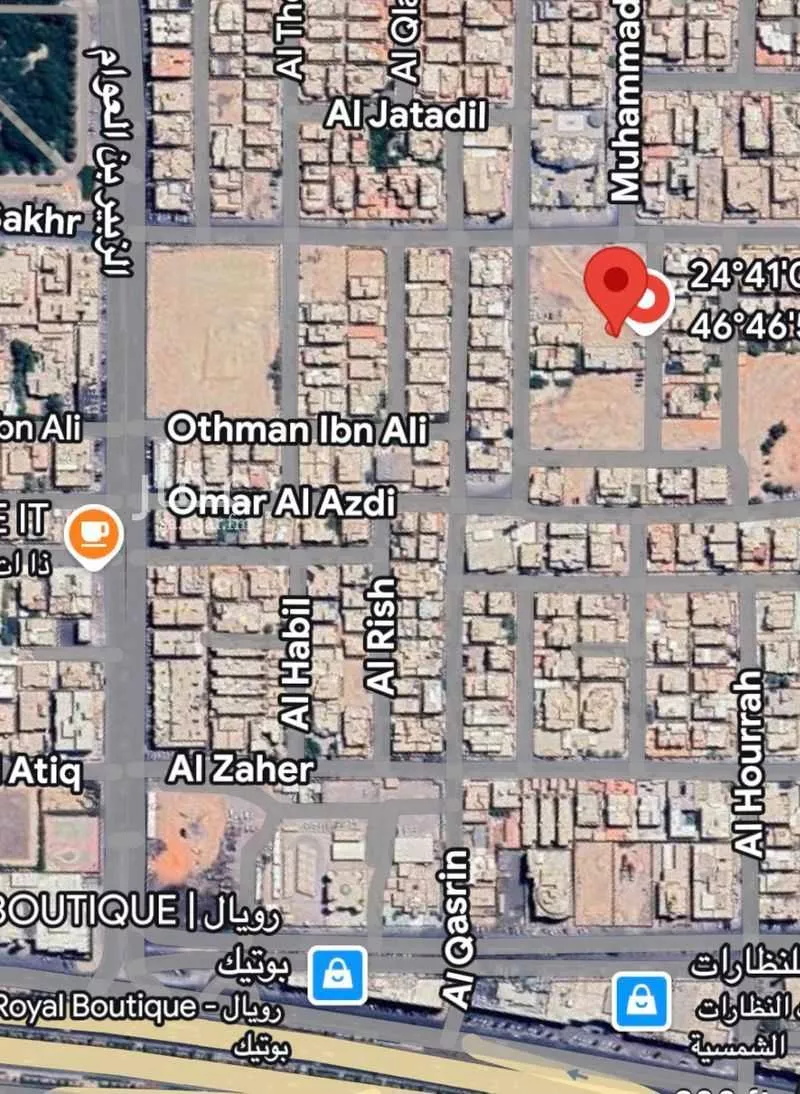 أرض 608 م² في الروابي 2