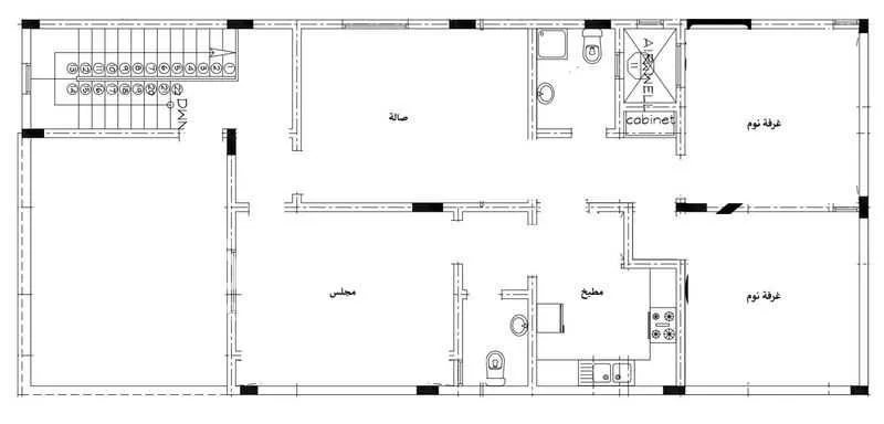شقة 3 غرف في الندى 10