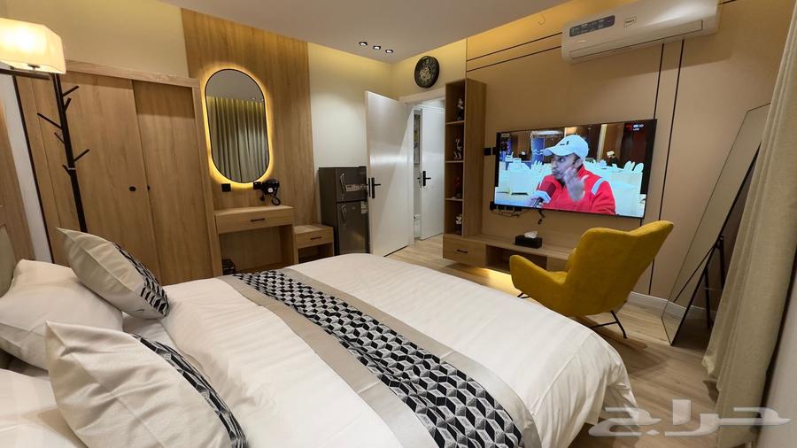 شقة 1 غرف في العقيق 2