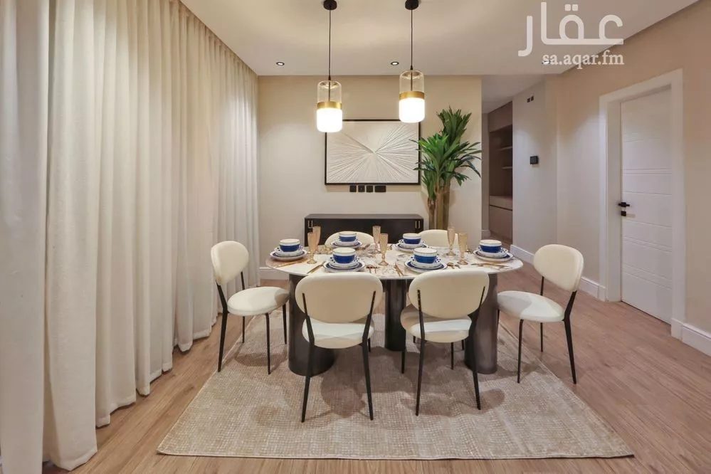 شقة 3 غرف في الملقا 4