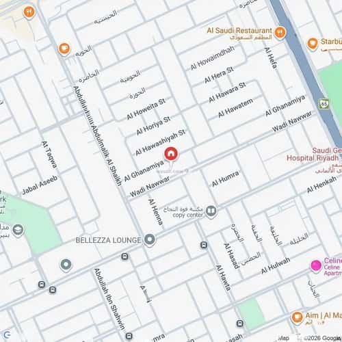 شقة 1 غرف في الملقا 6