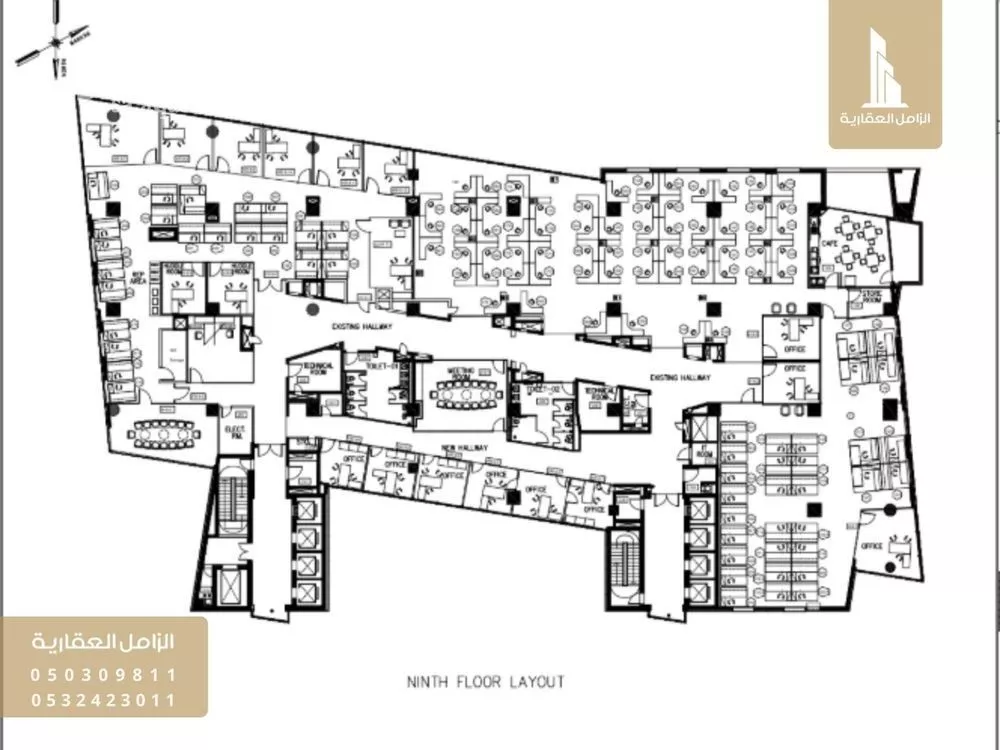 مكتب 5250 م² في مدينة العمال 6