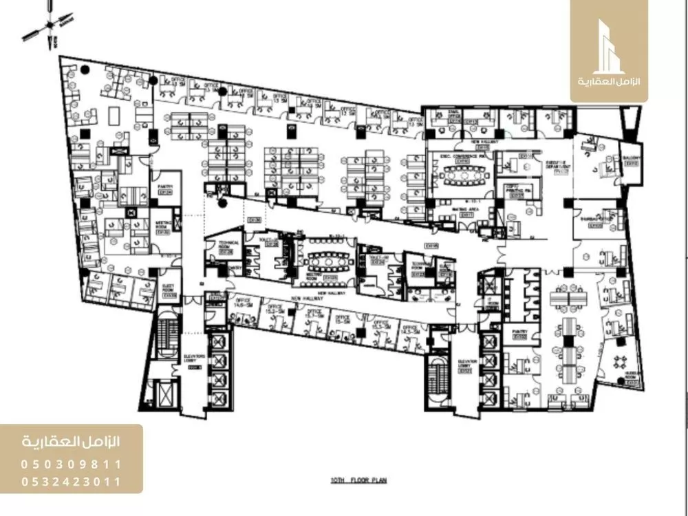 مكتب 5250 م² في مدينة العمال 7