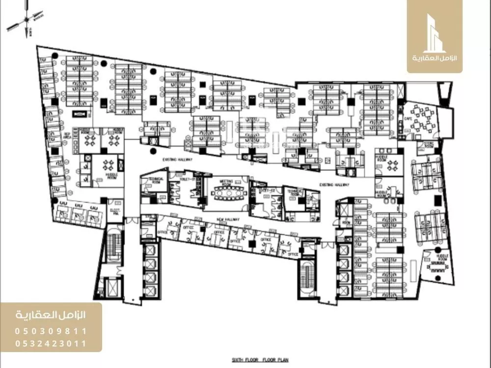 مكتب 5250 م² في مدينة العمال 8