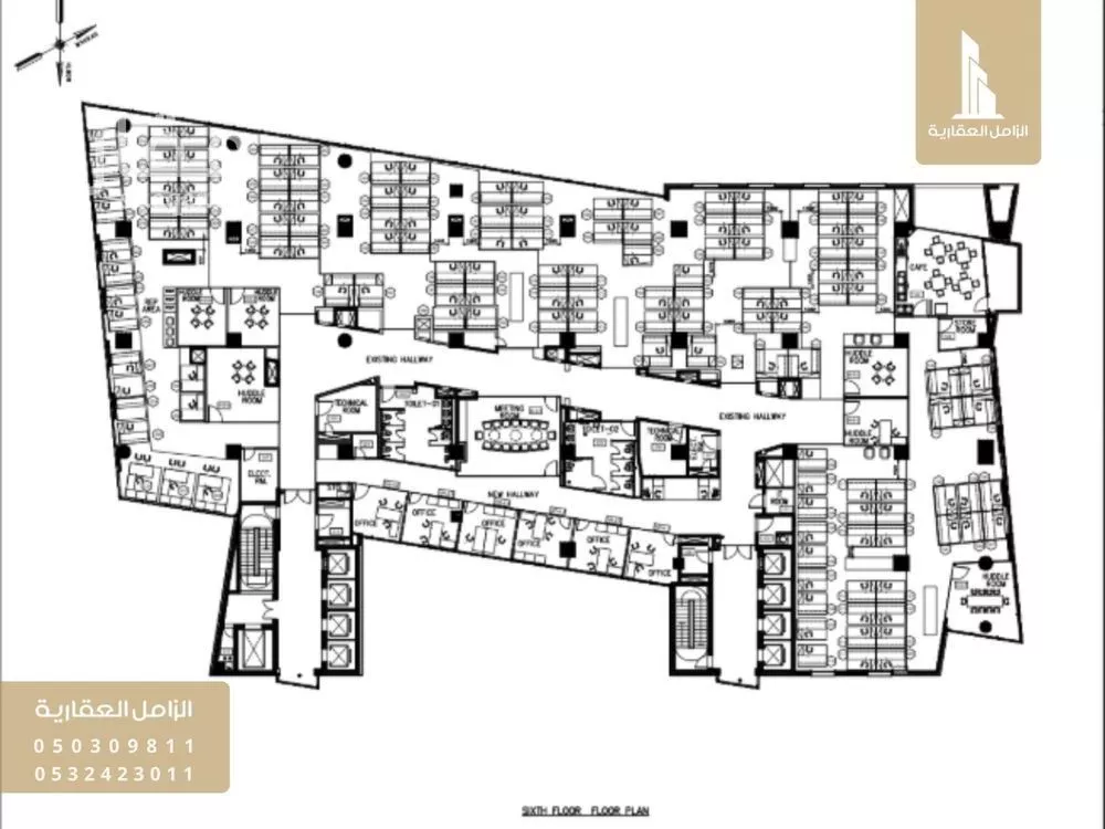 مكتب 5250 م² في مدينة العمال 9