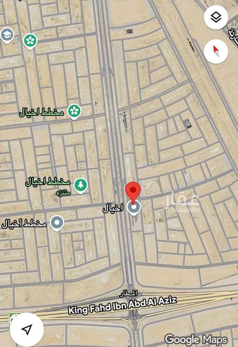 أرض 2316 م² في المطار 2