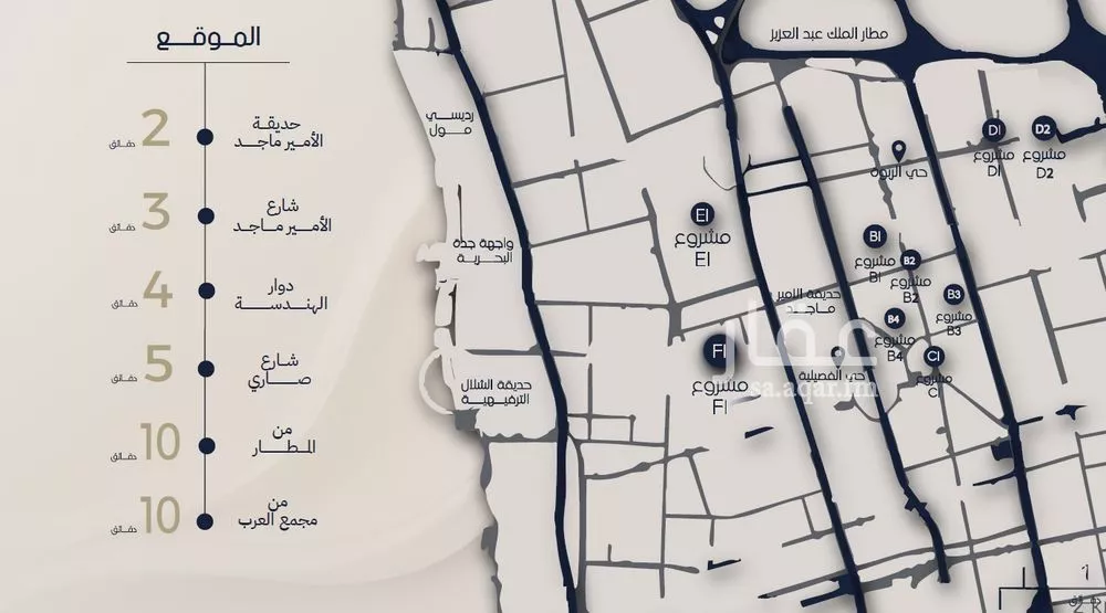 شقة 3 غرف في الربوة 5