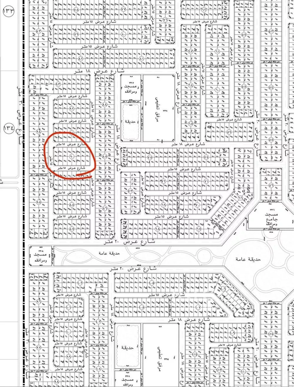 300 sqm land in Ash Sharq 3