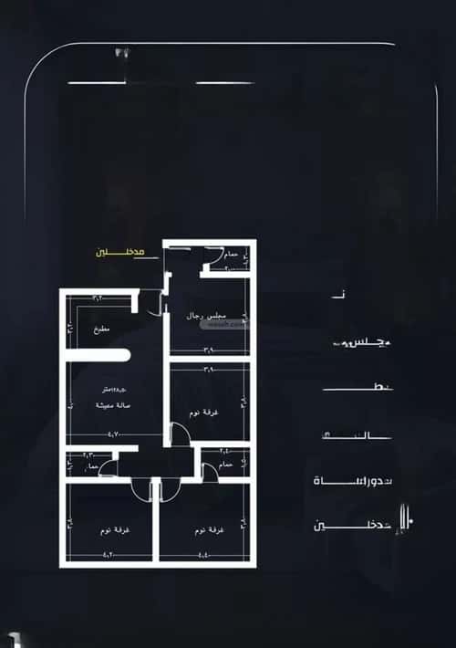 شقة 4 غرف في الريان 4