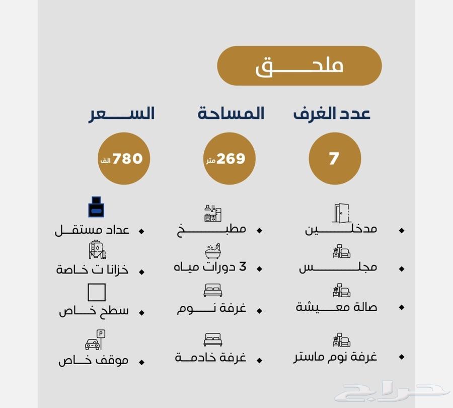 شقة 7 غرف في النزهة 6