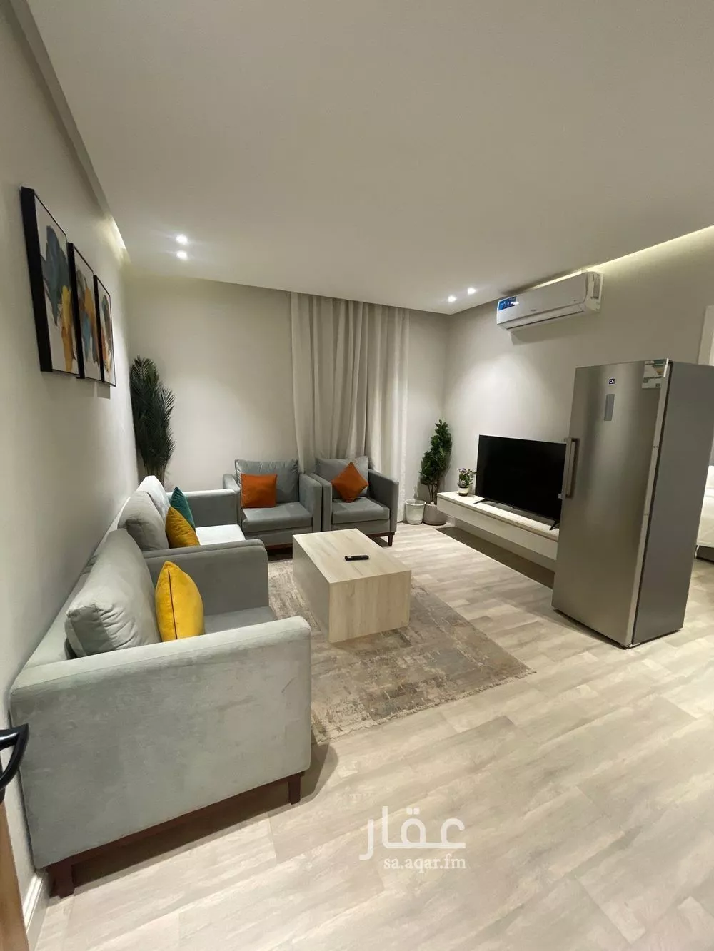 شقة 2 غرف في الملقا 7