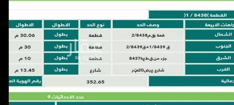أرض 705 م² في المهدية 4